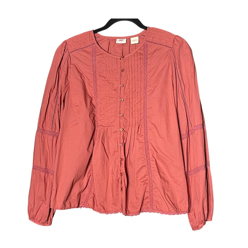 Levi's Aliyah Long Sleeve Peasant Blouse